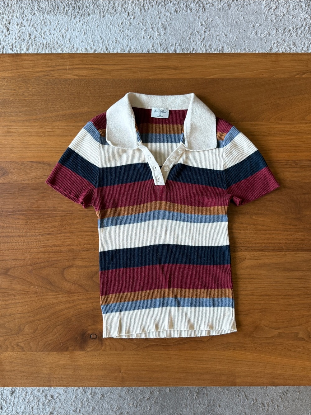 Others Follow Anthropologie Women’s Polo Top Tee Shirt Size XS